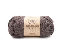 Lion Brand Yarn Re-Spun Thick & Quick Yarn, Espresso