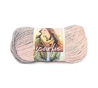 Lion Brand Yarn Company 826-225 Scarfie Yarn, Pink/Silver
