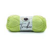 Lion Brand Yarn Truboo, Lightweight DK Yarn for Knitting, Crochet, and Crafts, Celery, 1 Pack