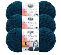(3 Pack) Lion Brand Yarn Vanna's Choice, Orion Blue