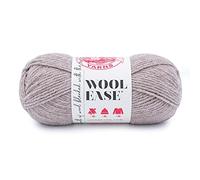 Lion Brand Yarn, Wool-Ease Aran Yarn for Knitting and Crochet, Oatmeal, 1 Pack