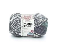 Lion Brand Yarn Wool Ease Fair Isle Yarn, Charcoal/Medium Grey