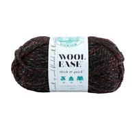 Lion Brand Yarn Company 1-Piece Wool-Ease Thick and Quick, Blackstone, Black