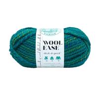 Lion Brand Yarn Company 640-550 Wool-Ease Thick & Quick Yarn, Bluegrass