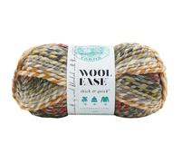 Lion Brand Yarn Wool-Ease Thick & Quick, Super Bulky Wool Blend Yarn for Knitting, Crochet, and Crafts, Coney Island, 1 Pack