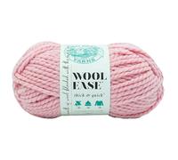 Lion Brand Yarn Wool-Ease Thick & Quick, Super Bulky Wool Blend Yarn for Knitting, Crochet, and Crafts, Rouge, 1 Pack