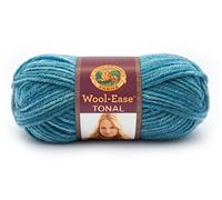Lion Brand Yarn Wool-Ease Tonal Yarn, Acrylic, Caribbean Blue