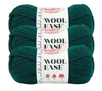 Lion Brand Yarn, Wool-Ease Worsted-Weight Yarn for Knitting and Crochet, 1 Pack, Rainforest