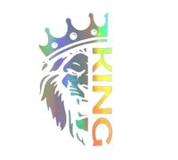 Lion Bumper Sticker, Lion Car Decal Sticker, Car Decal Sticker Decoration with Window Decal, Eye-catching, Strong Sticky, Reflecting Light, Suitable for