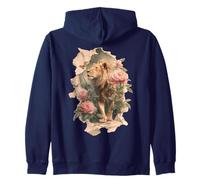 Lion Butterfly Zip Hoodie