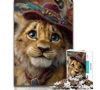 Lion Chief 1000 Pieces Jigsaw Puzzle for Adults& Teens,Challenging Game And Family Play for Is Ideal As A Gift for The Whole Family (50x75cm)