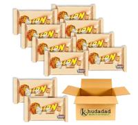 Lion Chocolate Bar Multipack Bundle - Brownie, White & Milk Flavours - Crunchy Biscuit & Caramel Chocolate Treats (10x, Lion White Snack)