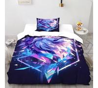 Lion Colorful Bedding Sets for Boys Kids Duvet Cover,3D Animal Theme Wildlife Comforter Cover Bed Set Ultra Soft Room Decor Single（135x200cm）