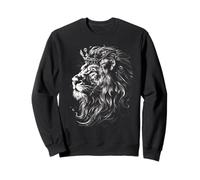 Lion Crown Regal Wild Majestic Strength Power Noble Sweatshirt