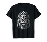 Lion Crown Regal Wild Majestic Strength Power Noble T-Shirt