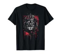 Lion Crown Regal Wild Majestic Strength Power Noble T-Shirt