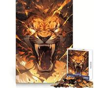 Lion Cry Adult Jigsaw Puzzle1000 Pieces Brain Exercise Accurate Cut Home Activity Festive Gift (38x52cm)