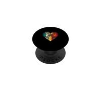 Lion Dance Chinese New Year Heart Celebration PopSockets Adhesive PopGrip