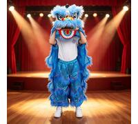 Lion Dance Costume Chinese Dragon for New Year Outdoor Sports Performance Dragon, Suitable For Heights 100-180cm
