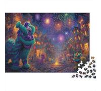 Lion Dance Festival 1000 Piece Jigsaw Puzzle for Adults Night Lanterns Puzzle Game for Family Relaxation Home Decor 52x38cm/1000pcs