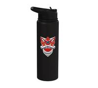 Lion Dance Head - Happy Chinese New Year - The Red Fire Goat Stainless Steel Insulated Water Bottle