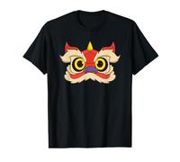 Lion Dance Head - Happy Chinese New Year - The Red Fire Goat Value Graphic T-Shirt