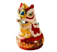 Lion Dance Toys, Early Learning Support, 26cm, Walking Animal Toy, Electric Early Learning Lion Dance With Music And Light, Interactive, For Holiday Chinese New Year Playroom Nursery Home
