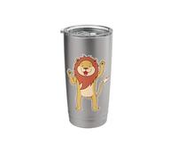 Lion Dancing Stainless Steel Insulated Tumbler