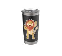 Lion Dancing Stainless Steel Insulated Tumbler