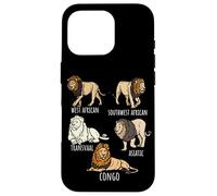 Lion Different Types Varieties Wildlife Lions Animal Lover Case for iPhone 16 Pro