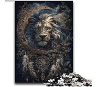 Lion Dream Catcher 2000 Piece Jigsaw Puzzles for Adults Gifts, Pattern Assembly Deal As Gifts for The Whole Family Suitable for And 14 (70x100cm)