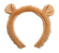 Lion Ears Headband, Lion Headband with Ears and Mane, Realistic Animal Lions Ear Headbands for Halloween Cosplay Parties, Carnival, Costume Accessories