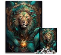 Lion EnchantedJigsaws 1000 Pieces for Adults Difficult Puzzles for Adults Challenging Brain Teaser Relaxing Toy for Teenagers 1000 PCS(38x26cm)