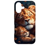 Lion Family Case Cub Parent Love Wildlife Peaceful Serene Case for iPhone 17