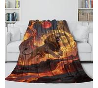 Lion Fleece Blanket - Blanket Birthday Gift for Sister Brother Nephew Niece - Blanket For Having A Quick Nap On Lazy Afternoon - Sofa Bed Decor 80x90inch(200x230cm)