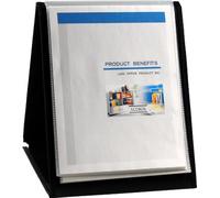 Lion Flip-N-Tell Display Book-N-Easel, Letter, 20 Double Sided Pockets, Vertical, 1 Easel Display Book (39009-V)