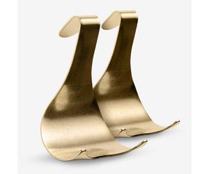 Lion Framing : Hanging and Framing Hardware Brass Plated Picture Rail Hooks : Pack of 2