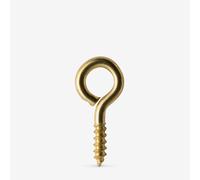 Lion Framing : Hanging and Framing Hardware : Brass Screw Eyes : 14mm : Pack of 10