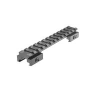 Lion Gears Tactical Low Profile Picatinny/Weaver 0.5 Slim Riser Bridge Mount BM1205, 5 Length 12 Slots. Perfect to Setup Reflex Sight or Open Sight with Bridge Over AR Delta Ring