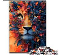 Lion Graffiti Adult Jigsaws 1000 Pieces Difficult, Family Game Stress Reliever Difficult Challenge Great Gifts And Toys (50x75cm)