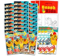 Lion Guard Party Favors for Kids Bundle - 24 Mini Activity Packs | Lion King Mini Play Packs with Coloring Books, Stickers, Goodie Bags, More | Bulk Lion Guard Birthday Party Supplies