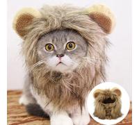 Lion Hat Costume, Small, for Dogs & Cats, Lightweight, Breathable, Adjustable, Perfect Cosplay Party Easter Halloween Surprise & Gift, Hand Wash Only