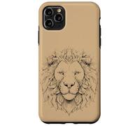 Lion Head Line Art Case for iPhone 11 Pro Max