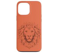 Lion Head Line Art Case for iPhone 13 Pro Max