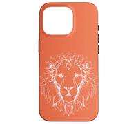 Lion Head Line Art Case for iPhone 16 Pro