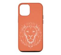 Lion Head Line Art Minimalist Case for iPhone 12/12 Pro