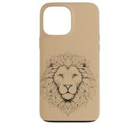 Lion Head Line Art Minimalist Case for iPhone 13 Pro Max