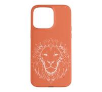 Lion Head Line Art Minimalist Case for iPhone 15 Pro Max