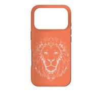 Lion Head Line Art Minimalist Case for iPhone 17 Pro