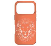 Lion Head Line Art Minimalist Case for iPhone 17 Pro